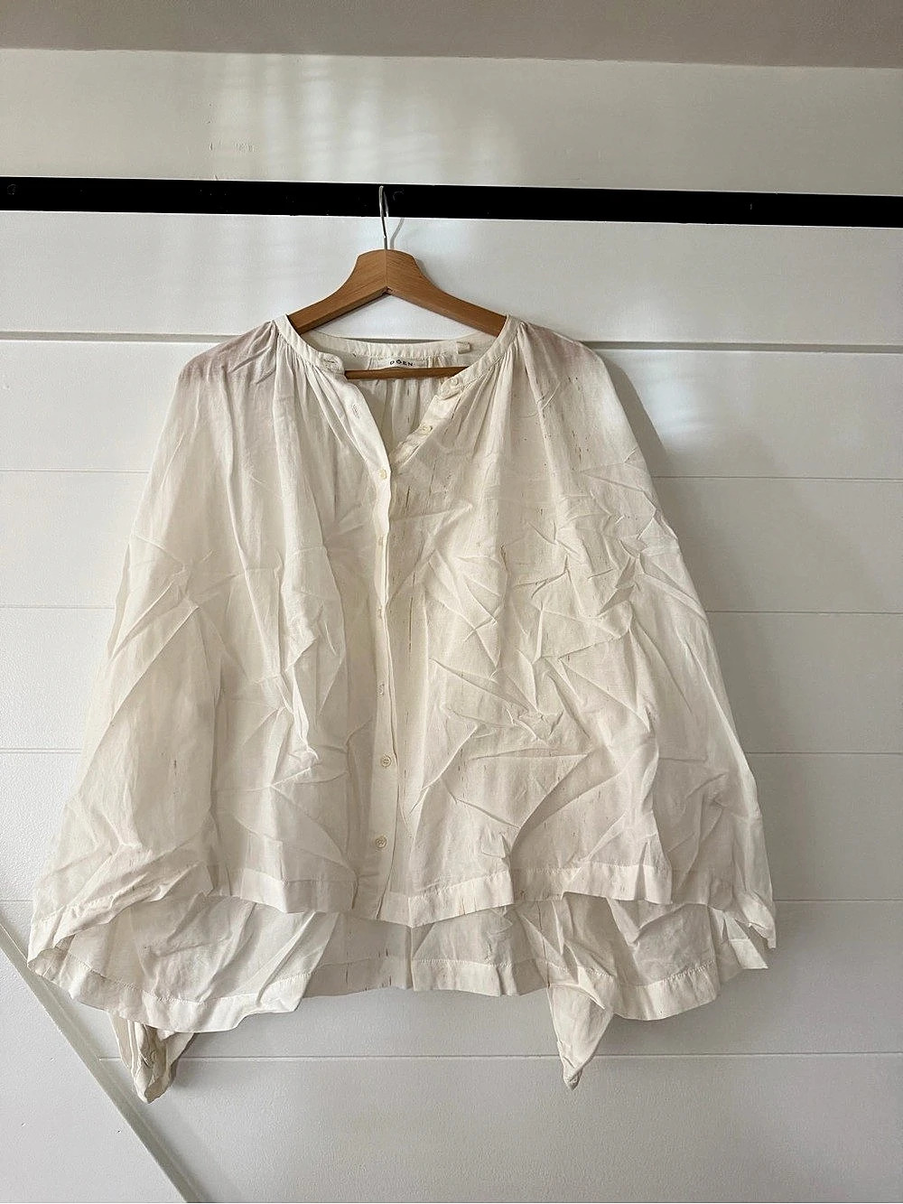 Doen Jane Blouse in White Size XL
